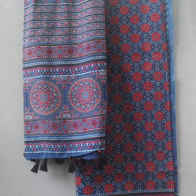 Echarpe indienne en coton