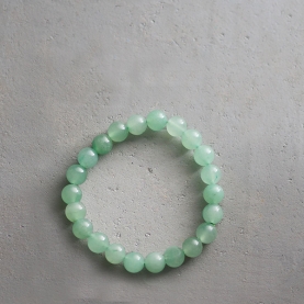 Bracelet with aventurine stones