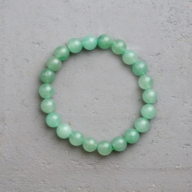 Bracelet pierres Aventurine verte