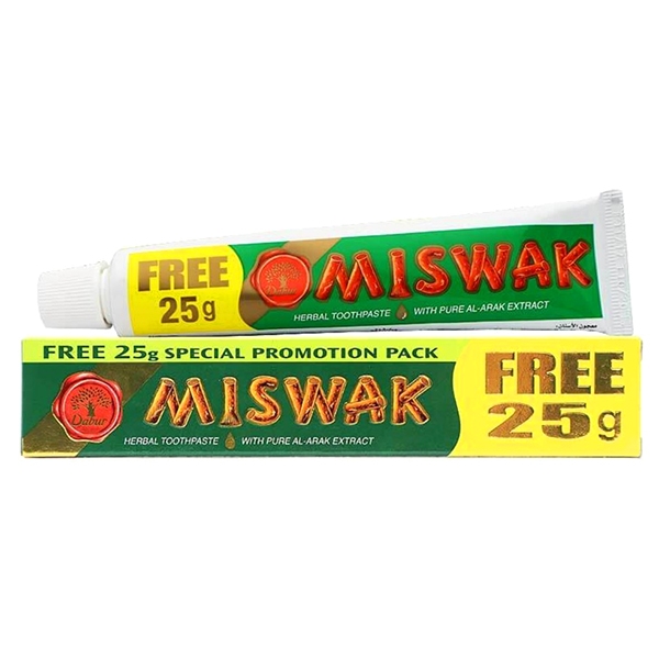 Dentifrice indien aux plantes Miswak 75ml