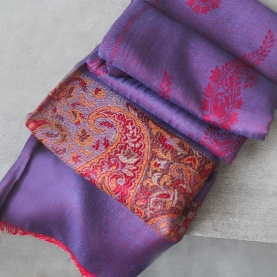 Indian Jamawar cotton scarf