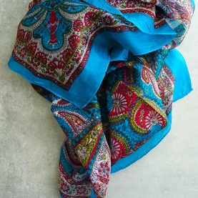Foulard indien en soie
