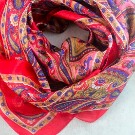 Foulard indien en soie