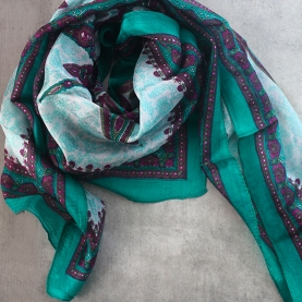 Indian silk scarf