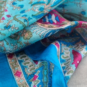 Foulard indien en soie