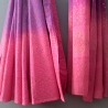 Indian cotton skirt Sanganeri print pink and purple