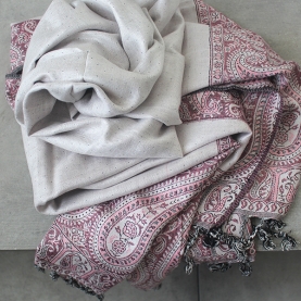 Indian cotton shawl