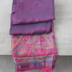 Indian Jamawar cotton scarf