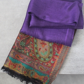 Indian Jamawar cotton scarf