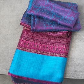 Indian Jamawar cotton scarf