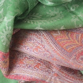 Echarpe indienne en coton