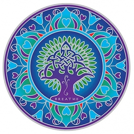 Adhésif fenêtre décoratif Arbre de vie mandala