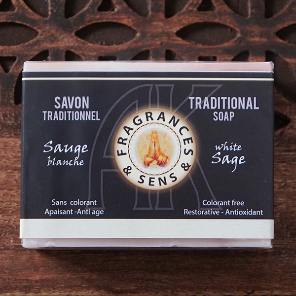 Savon traditionnel naturel Sauge blanche 100g