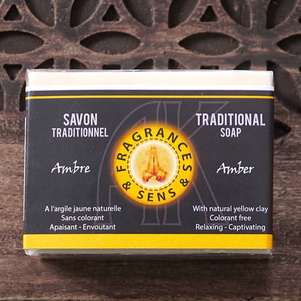 Savon traditionnel naturel ambre 100g