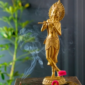 Statue dieu hindou Krishna