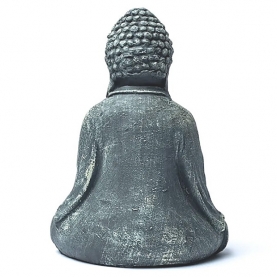 Buddha statue with offering glass