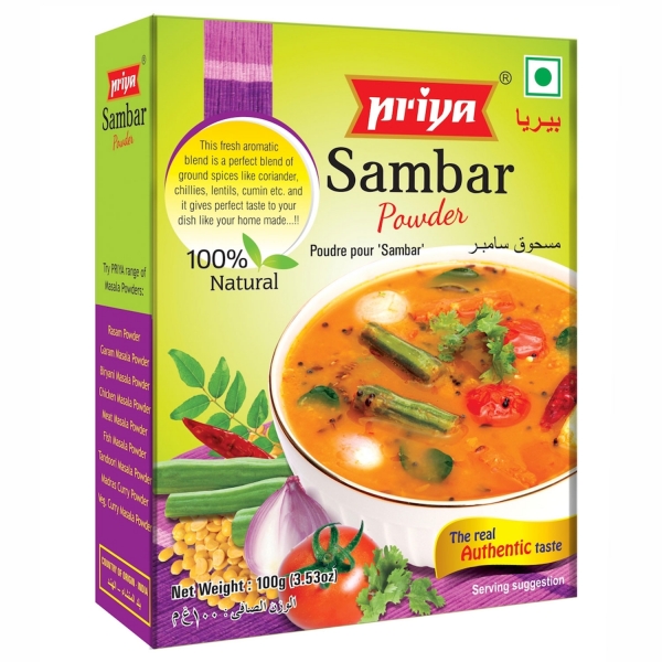 Mélange d'épices indiennes Sambar masala 100g