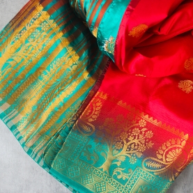 Indian saree satin fabric