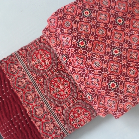 Dessus de lit indien Kantha artisanal