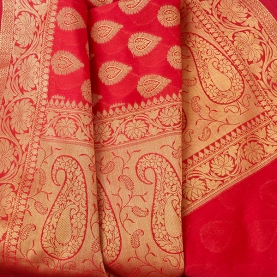 Saree indien complet en coton