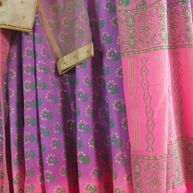 Jupe indienne en coton imprimé