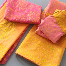 Indian cotton skirt Sanganeri print