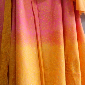 Indian printed cotton skirt