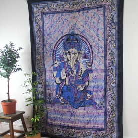 Indian cotton wall hanging Ganesh