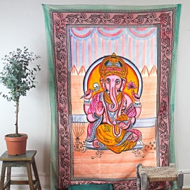 Tenture indienne Ganesh