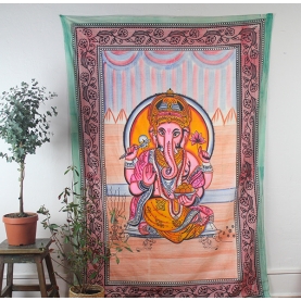 Indian cotton wall hanging Ganesh