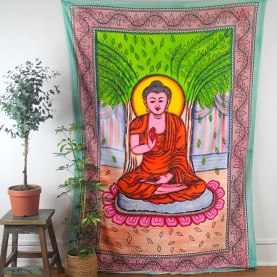 Indian cotton wall hanging Buddha