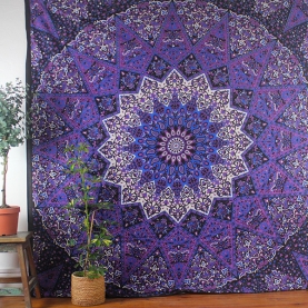 Tenture murale indienne Mandala