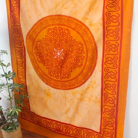 tissu mural indien batik