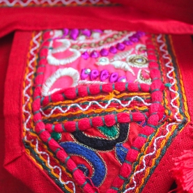 Toran décoration indienne pour porte Patchwork