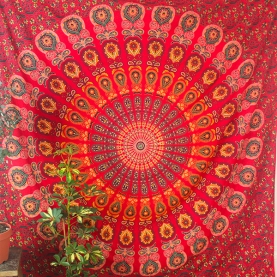 Indian cotton wall hanging Mandala