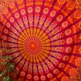 Tenture murale indienne en coton