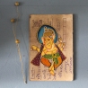 Indian ancient postcard Ganesh painting