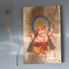 Indian ancient postcard Ganesh painting