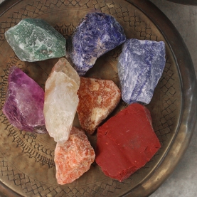 Spiritual stones chakras harmonization
