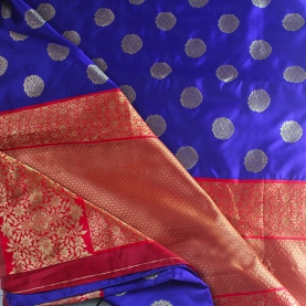 Saree indien complet satiné