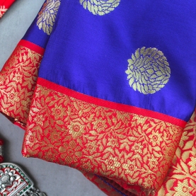 Saree indien satiné