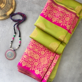 Indian saree satin fabric