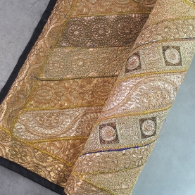 Indian handcrafted wall hanging Zari black