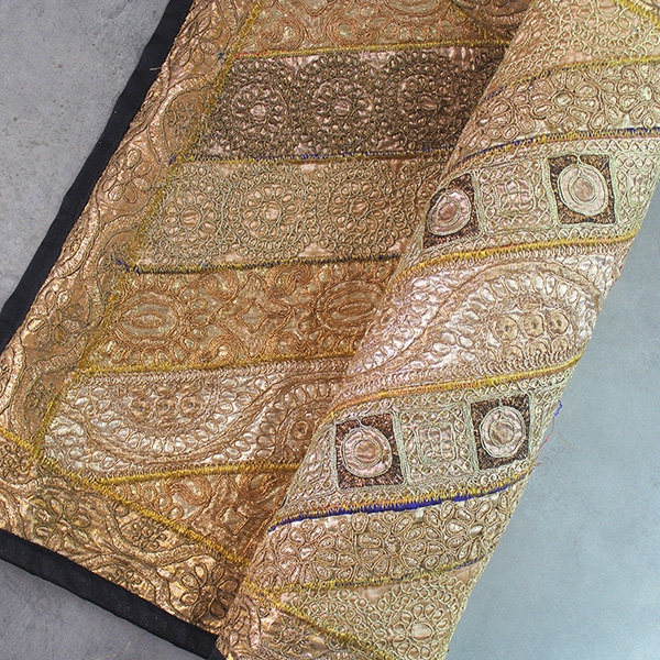 Indian handcrafted wall hanging Zari black