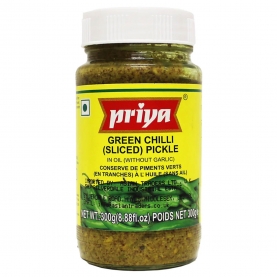 Pickles ou achars indiens Piments verts 0.3kg