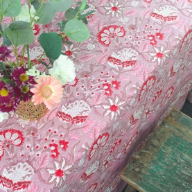 Indian handcrafted printed table cover