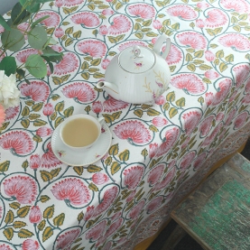 Indian cotton printed table cover