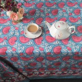 Indian handcrafted printed table cover