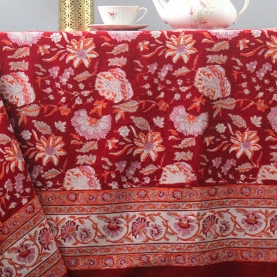 Indian handcrafted printed table cover