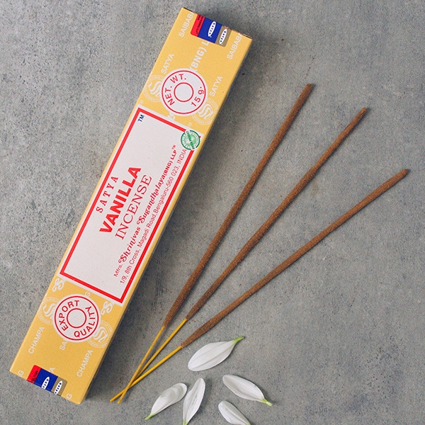 Indian Incense sticks Satya Vanilla 15g